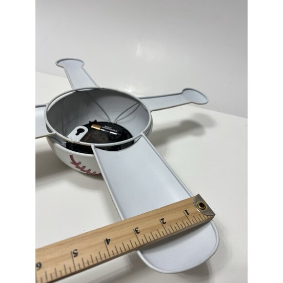 Baseball Wall Clock 17" Boys Sports Theme Large Bedroom Decor Sports Clock NEW - Picture 11 of 11